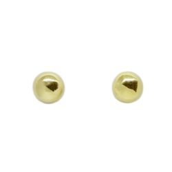 Brinco Bola 10mm em Ouro 18 Kilates - 25364